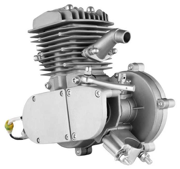 NOWY Kompletny Silnik Do Roweru POLSKI 2T z Osprzętem 80cc Gwarancja 3