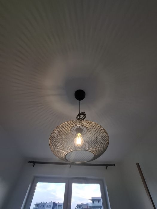 2 x Lampa sufitowa czarna metal