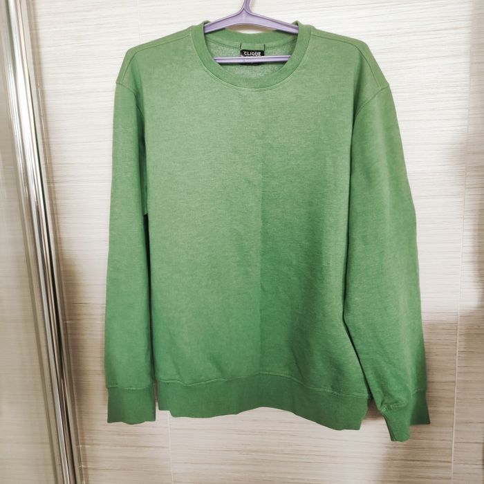 Кофта чоловіча XL світшот зелений теплий