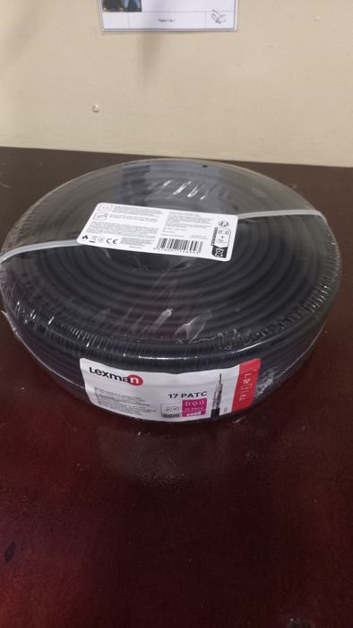 Cabo coaxial tv LEXMAN 17PATC FC-E 50M