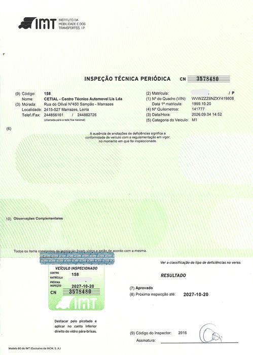 VW Polo Gasolina 1.0, excelente estado, com inspeção e pronto a circular