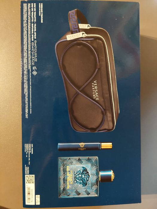Zestaw Versace Eros woda toaletowa 100ml+10ml+kosmetyczka [nowy]