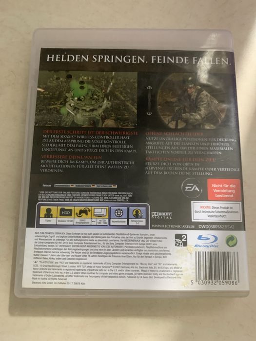 Medal of honor Airborne ps3