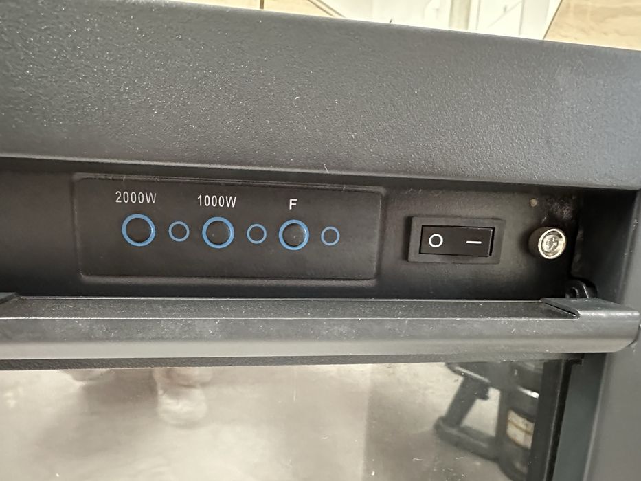 Lareira aquecedor electrica Equation 2000w c/comando