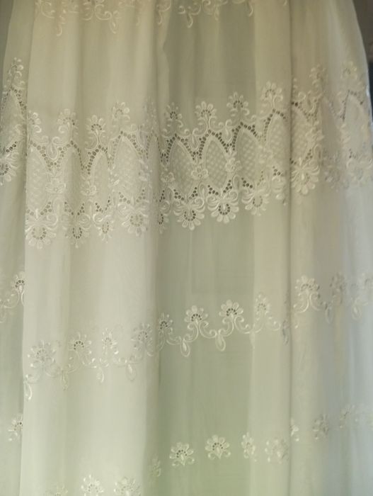 Тюль,органза,висота 2,37довжина3,5