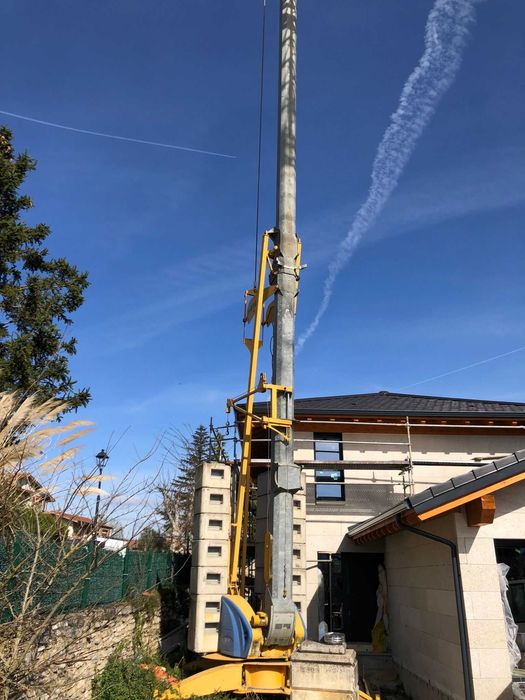 Grua automontante hidraulica potain