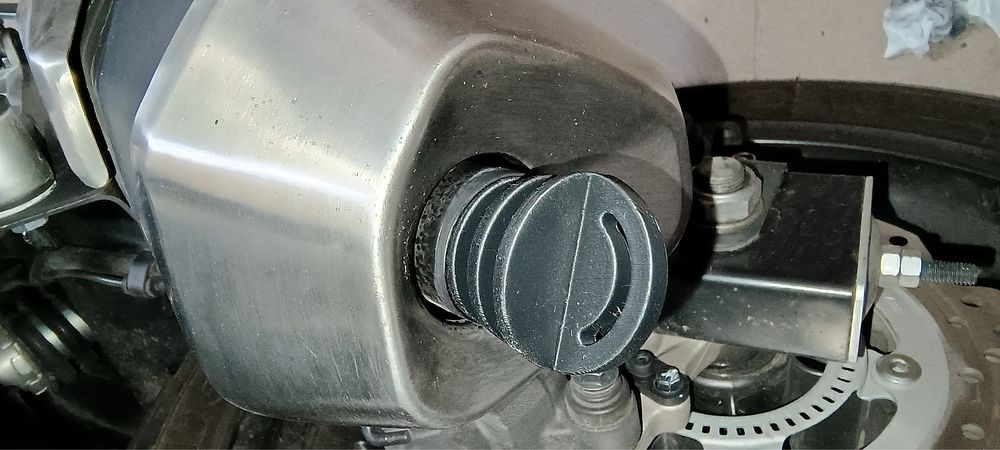 Заглушка в выхлоп мотоцикла универсальная