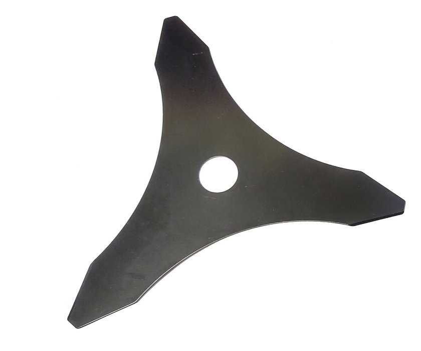 NÓŻ OSTRZE do KOSY SPALINOWEJ 3 Zęby 3T x 255mm x 25,4 mm TARCZA Metal