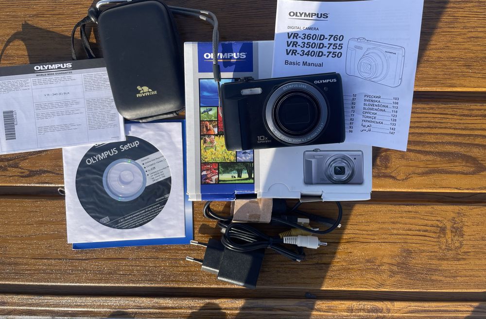 Olympus VR-340 Цифровий Вінтажний Фотоапарат Мильниця Y2K