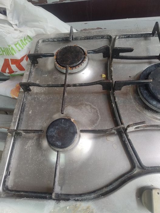 Газова варильна поверхня Hotpoint-Ariston 75 см (5 конфорок, нержавійка)