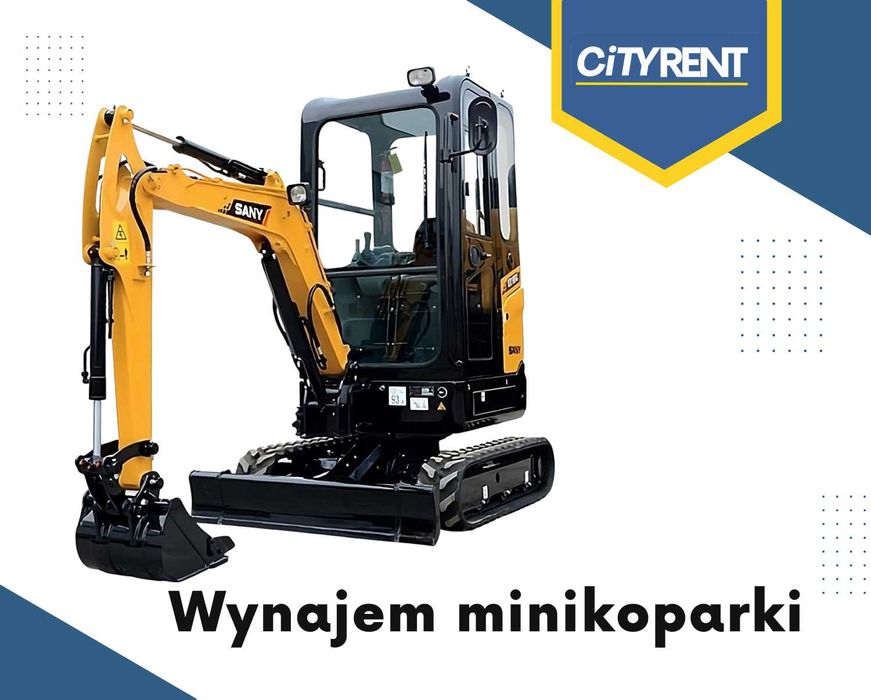 Wynajem minikoparki 1,8T