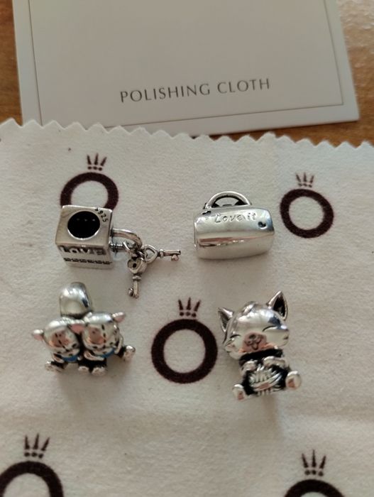 Pandora contas charms prata 925 para pulseira Pandora. Novos