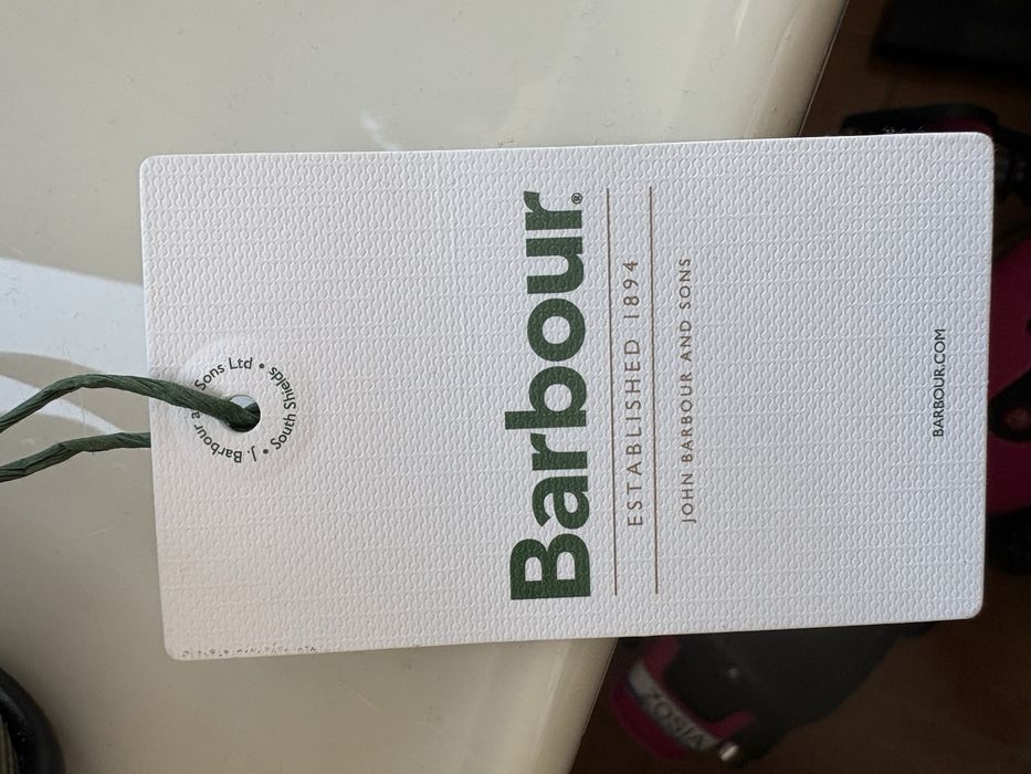 Barbour kosmetyczka zielona tartan