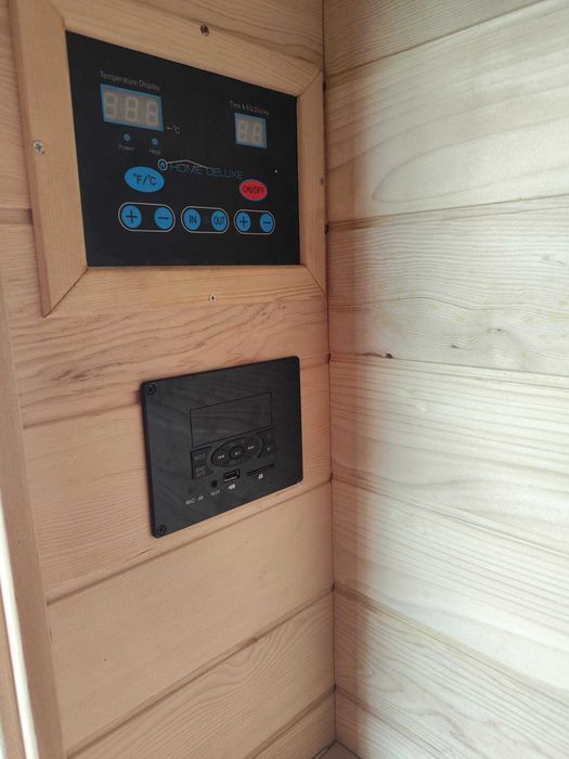 Sauna INFRARED promienniki podczerwień full spectrum światło czerwone