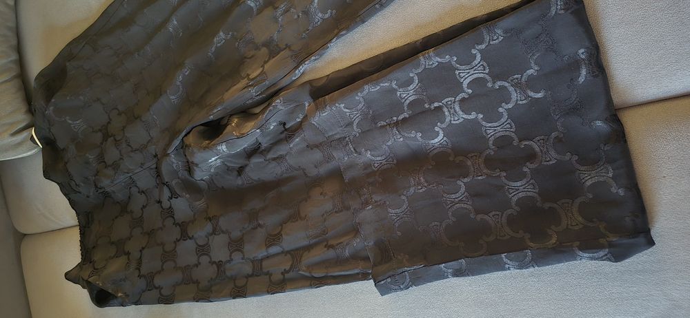 Spodnie satynowe Celine