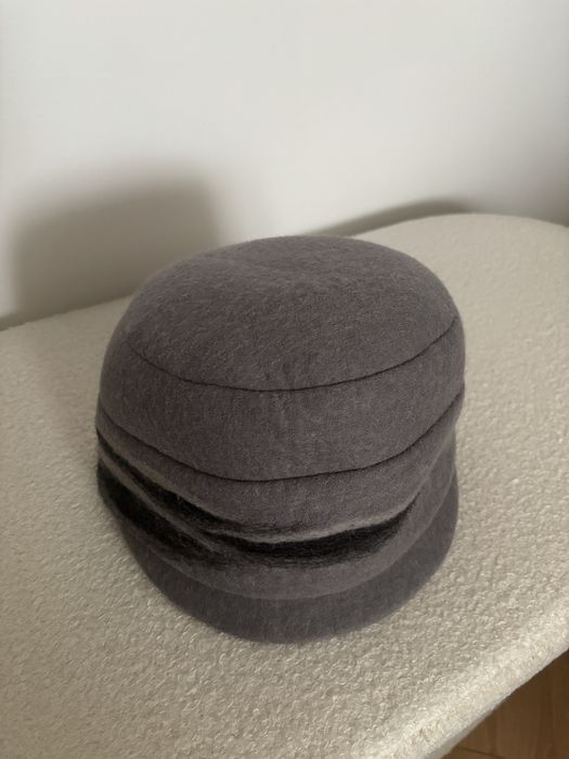 Ciepła czapka kapelusz z daszkiem