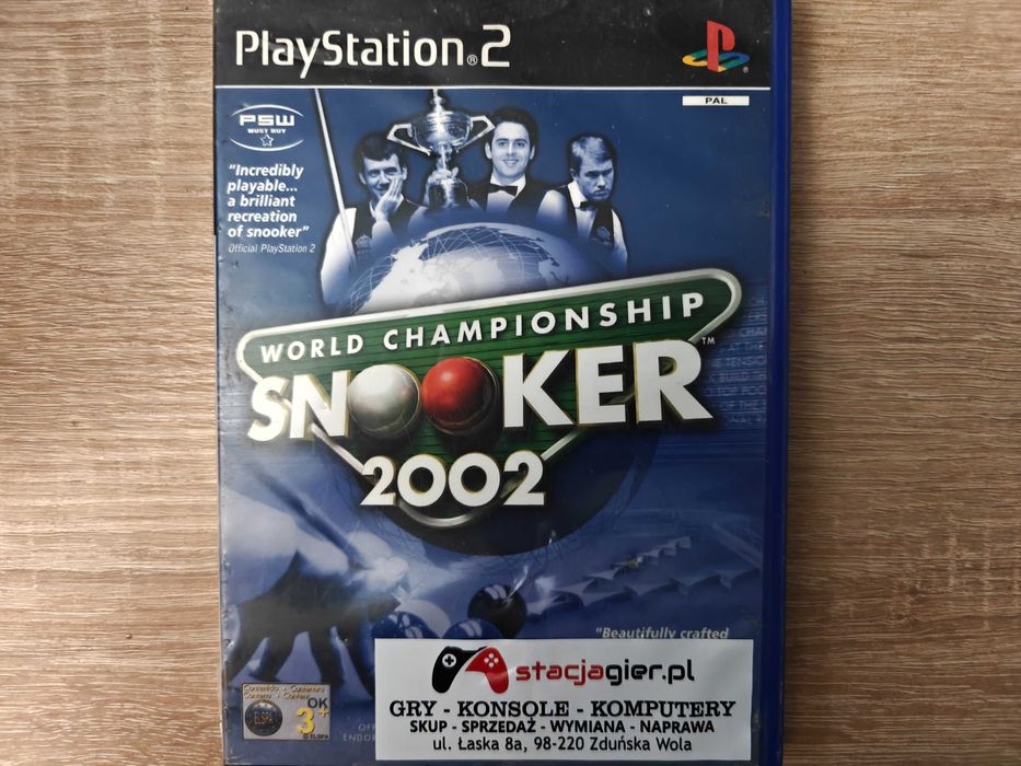 World Championship Snooker 2002 PS2 Playstation 2