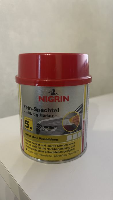Автомобильная шпаклевка Nigrin