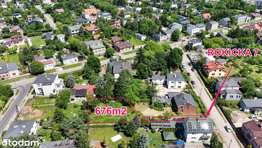 Działka budowlana 676m2 Rokicka 7 Łódź Świetna Lokalizacja