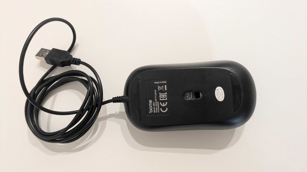 Mysz optyczną ACME MS17 na USB