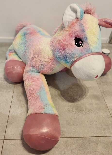 Koń pony maskotka XXL + pufa siedzisko piłka