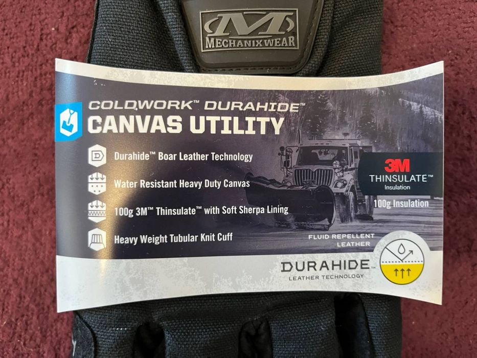 Зимові тактичні рукавиці MECHANIX WEAR ColdWork Canvas Utility Gloves