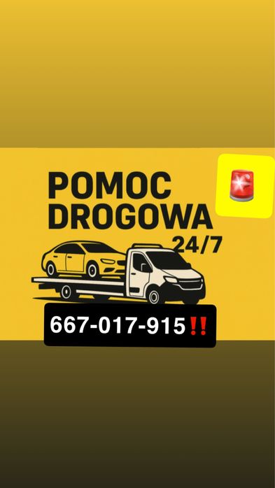 Pomoc Drogowa ! Holowanie ! Rozruchowe odpalanie Auta !*