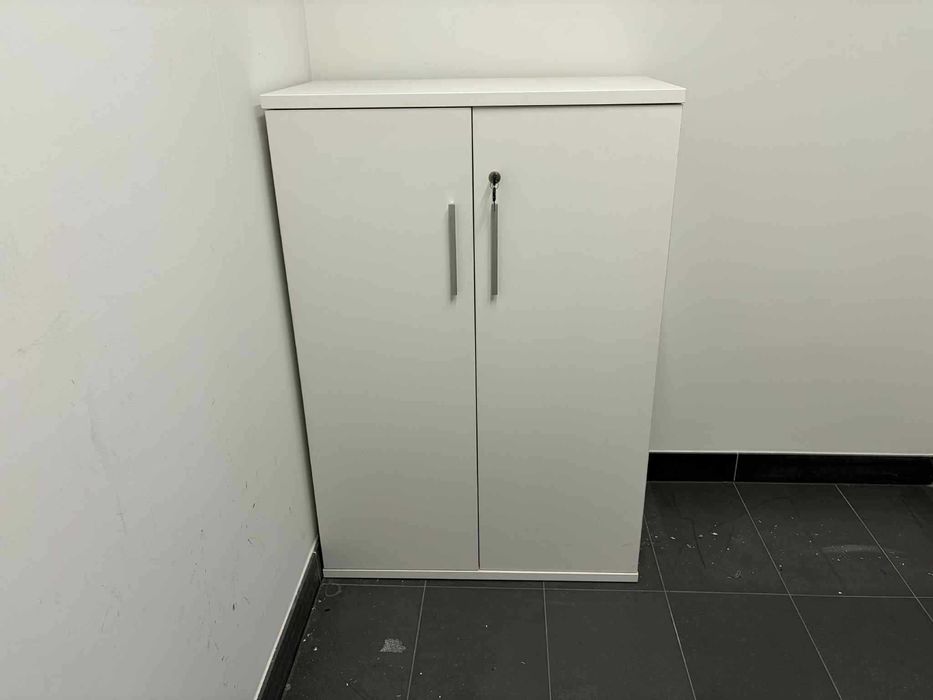 Szafa szafka biurowa aktowa biała 128x80x43