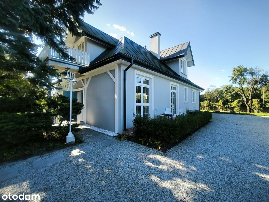 Wyjątkowy dom z ogrodem, jacuzzi i strefą relaksu 30 min od Warszawy