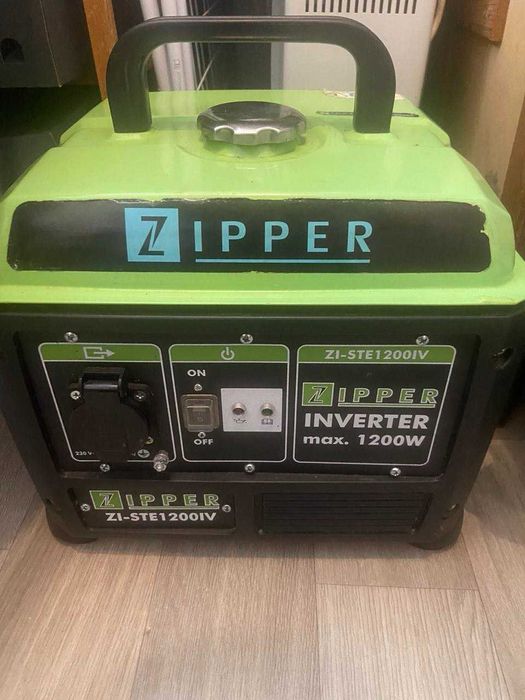 генератор инвертор 1,2 квт Zipper