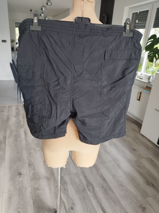 R.M Black Wolf czarne spodenki szorty męskie pampers