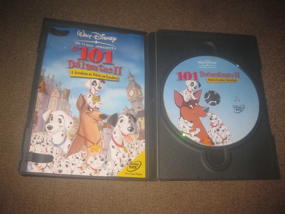 DVD "Os 101 Dálmatas II: A Aventura de Patch em Londres" da Walt Disney