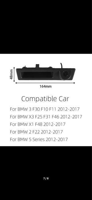 Kamera cofania BMW f30 f31 f34 f10 itd