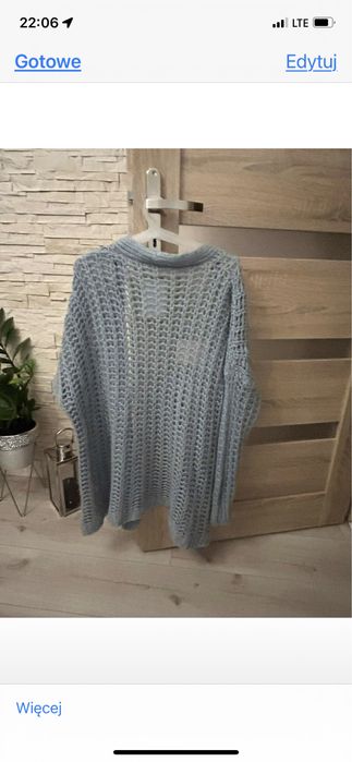 Nowy rozpinany swetr l/xl-60zl
