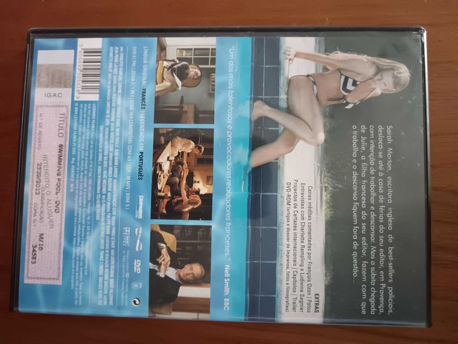 filme dvd original - swimming pool