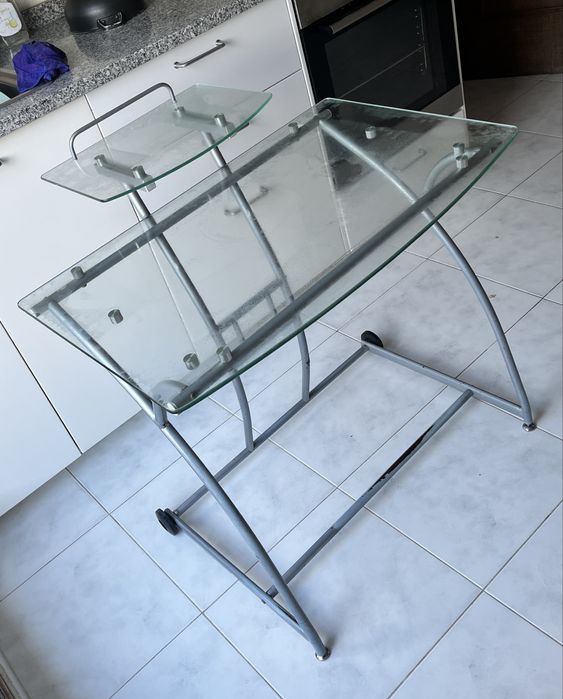 Mesa de vidro para tv