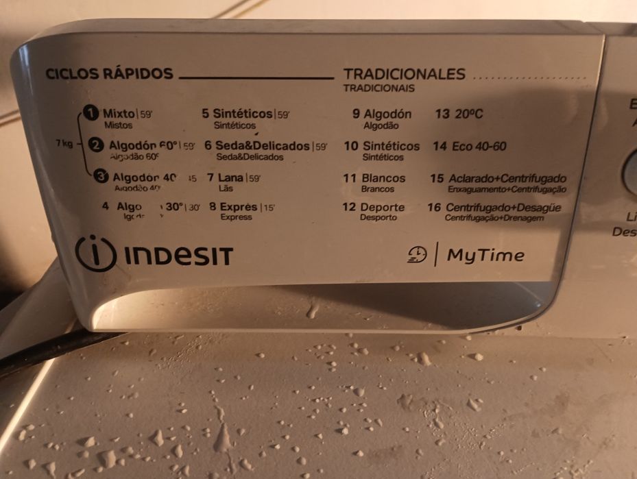 Placa máquina de lavar roupa Indesit