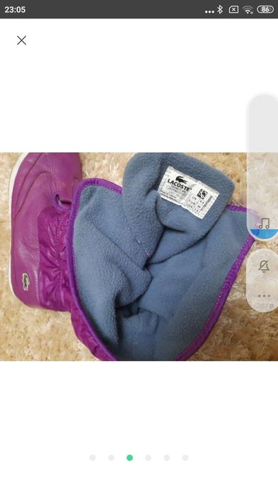 Сапоги сапожки спортивные Lacoste оригинал кожаные