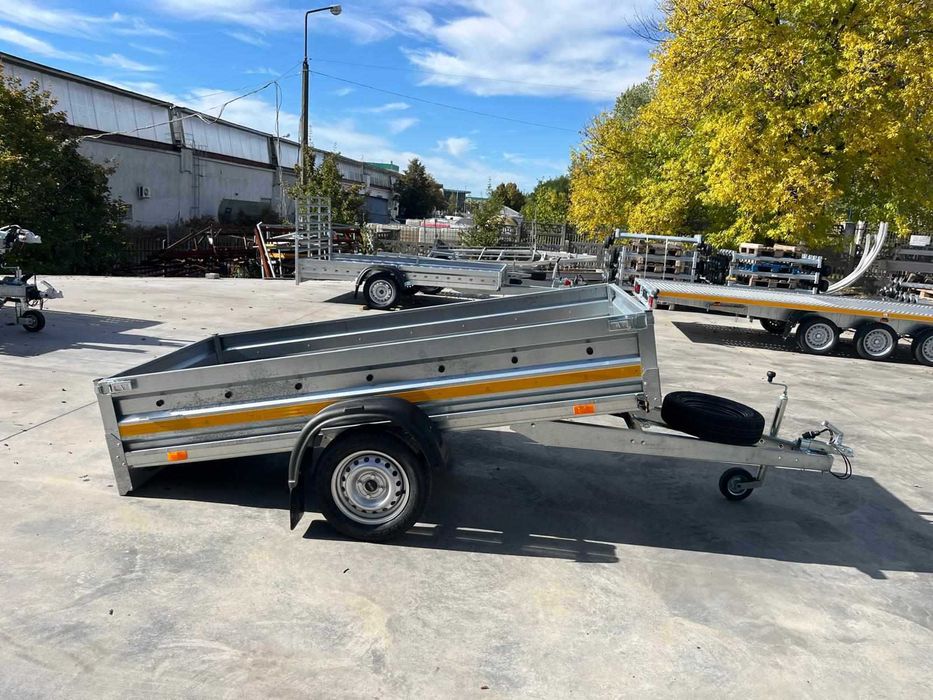 Besttrailers Przyczepa 270x132 DMC 750 kat B kiprowana NOWA 2025 MOCNA