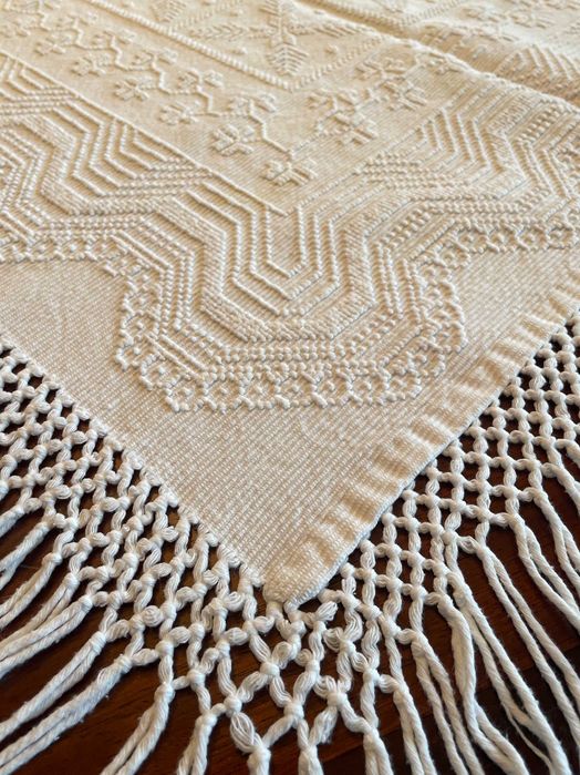 Conjunto 3 toalhas artesanais em tear – algodão