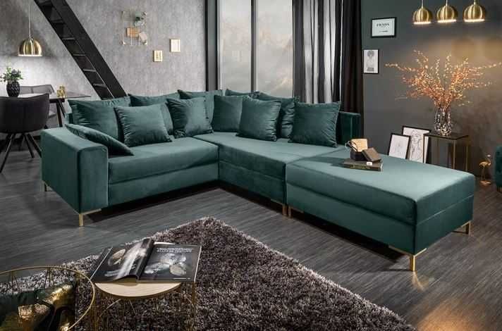 Narożnik , Kanapa LOFT MINI PRINCE  Funkcja SPANIA + pufa STYLUX