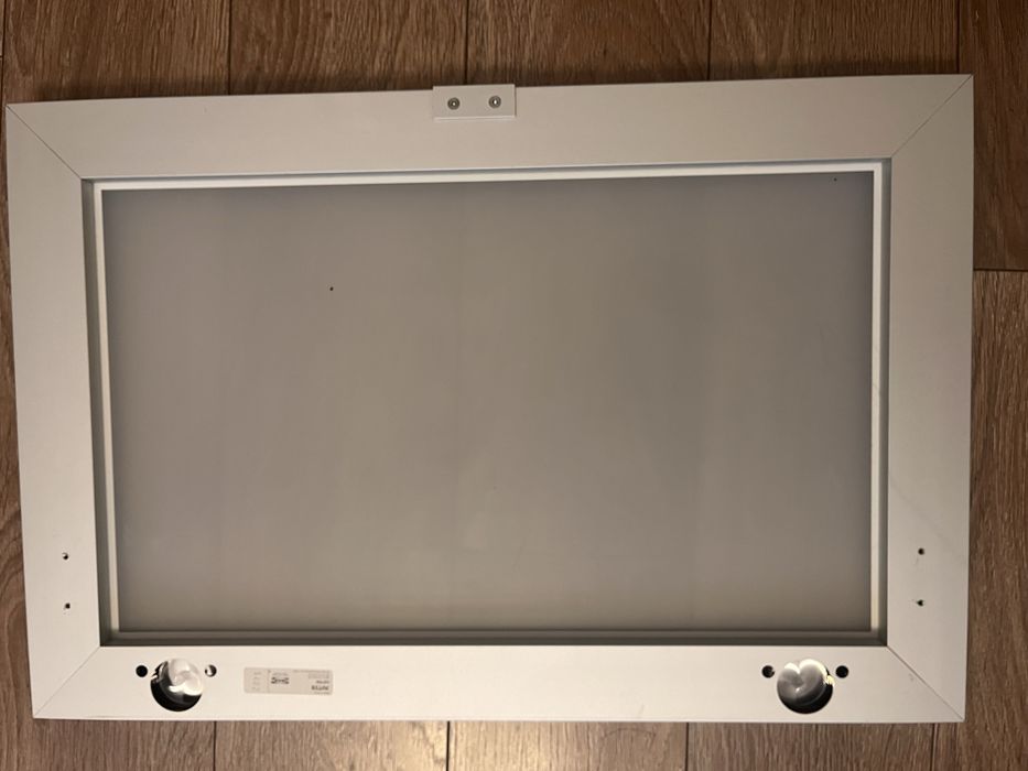 Ikea JUTIS fronty kuchenne 60x40 cm (szkło aluminium)