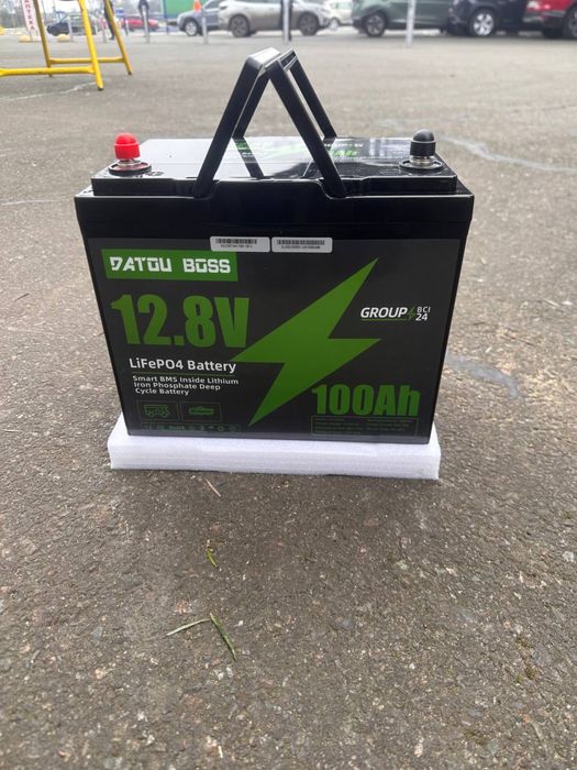 Акумулятор літій-залізо-фосфатний DatouBoss 12V 100Ah з BMS вага 10кг