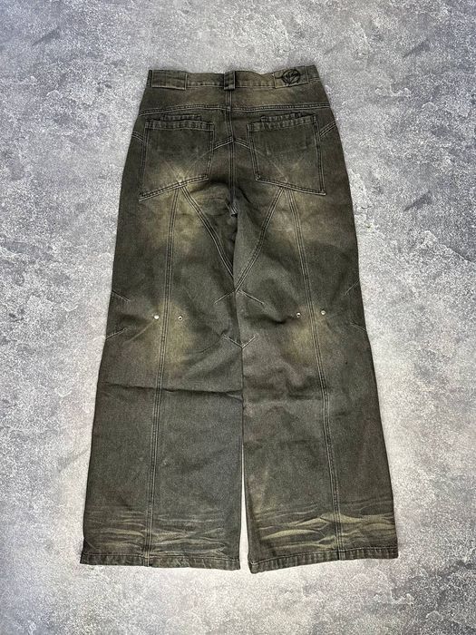 NFS NO FAITH STUDIOS baggy opium archive faded distressed джинси чорні