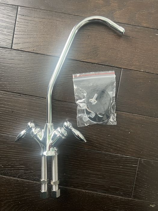 Подвійний кран для питної води, осмос