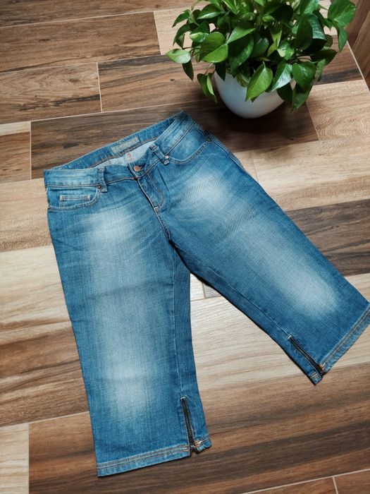 Nowe Szorty jeansowe bikery krótkie spodenki jeansowe Zara r.38