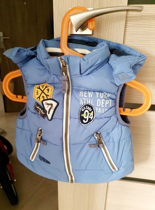 Bezrękawnik niemowlęcy H&M ocieplana kamizelka r. 86