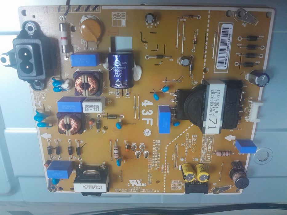 Fonte de alimentação TV LG 43LJ594V-ZA