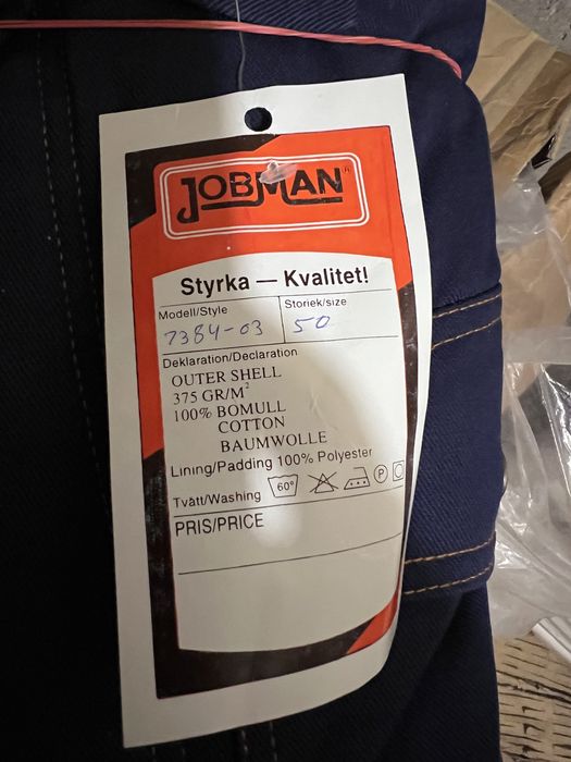 Kombinezon ocieplany r 50 Jobman
