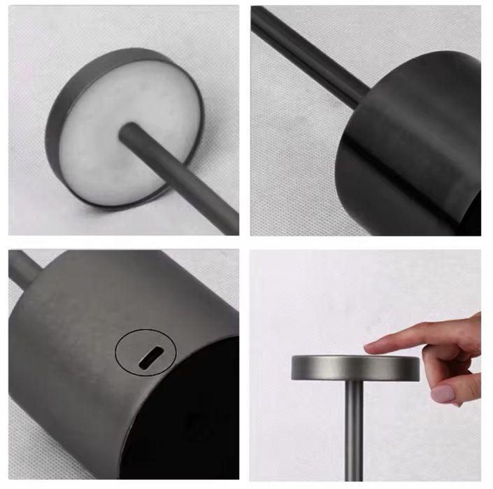 Портативна світлодіодна бездротова сенсорна лампа